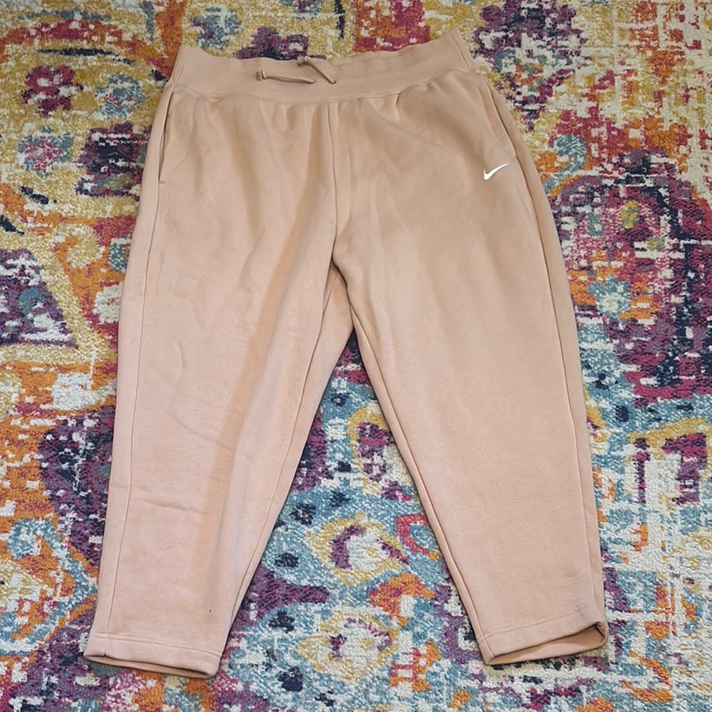 Nike Women's Tan/Cream Jogger Track Pants